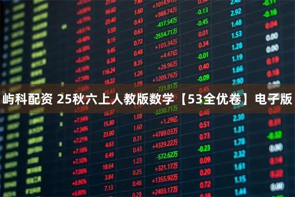 屿科配资 25秋六上人教版数学【53全优卷】电子版