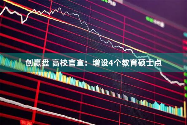 创赢盘 高校官宣：增设4个教育硕士点